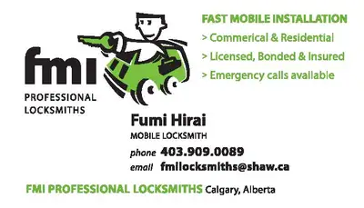 Locksmith for commercial or residential jobs., View more