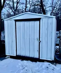 Solid Metal 8’x8’ shed