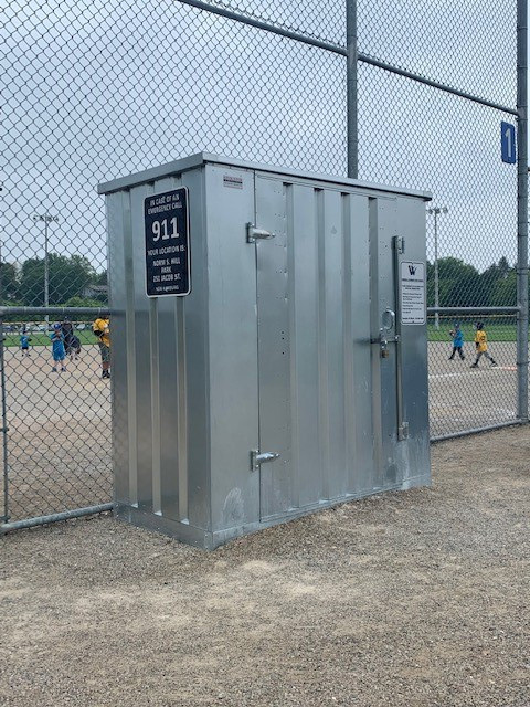 SCHOOL SHEDS ON SALE. SECURE PARKS & SPORTS FIELD STORAGE UNITS. in Other in London - Image 3