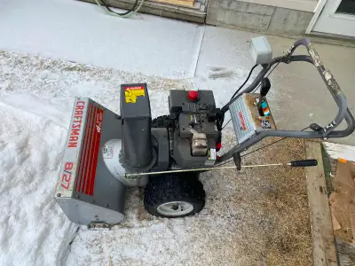 Craftsman snow blower, View more