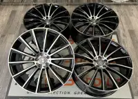 22" Mercedes M04 Black/Machined Rims 5x112 - Mercedes SUV