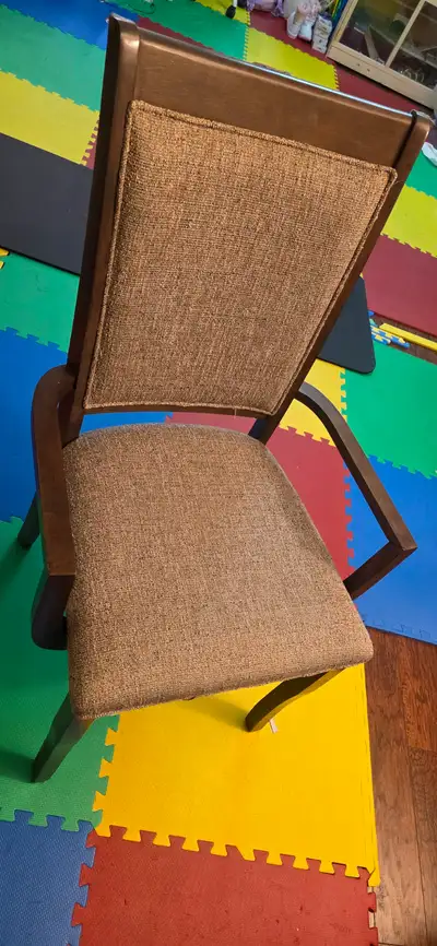 Wood kitchen chair $25, View more