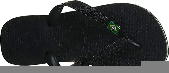 Havaianas Women's Brazil Logo Flip Flop Sandal, Black, 11-12 in Women's - Shoes in City of Toronto - Image 8