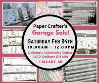 Paper Crafter's  Garage Sale!