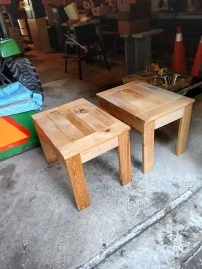 2 IKEA TABLES -- wooden, View more