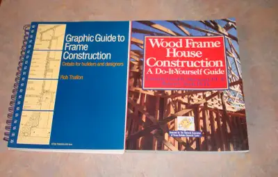 Wood house framing DIY books, View more