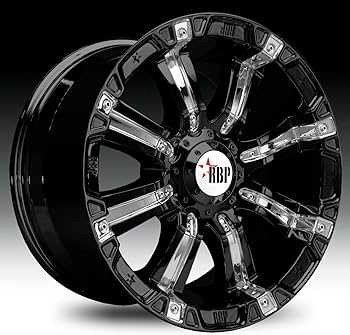 RBP 94R - 20"X 9" 5X150mm Bolt Pattern Fits 07-21 Toyota Tundra in Tires & Rims in Sudbury - Image 2