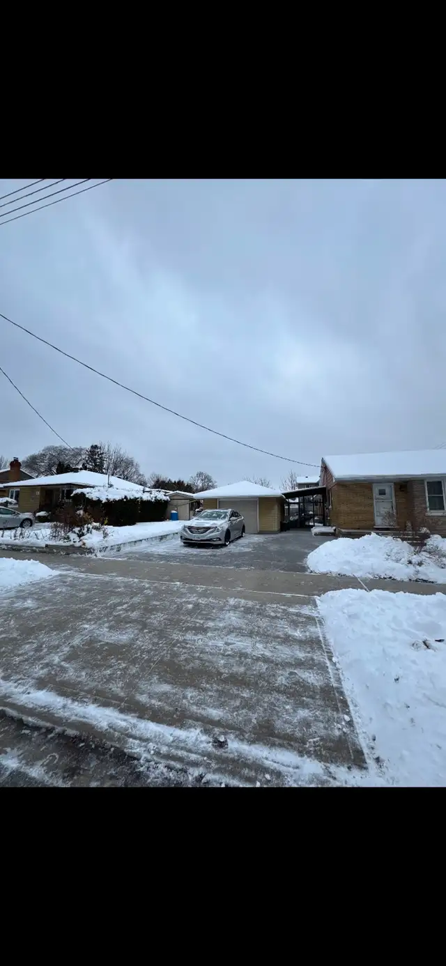 Snow be gone! Your driveway is my mission!