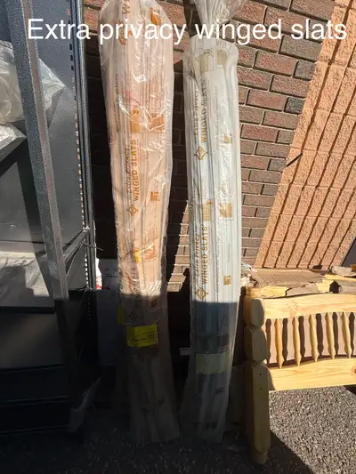 2” inc phoenix winged privacy slats, View more