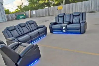 Recliner sofa set available for sale , View more