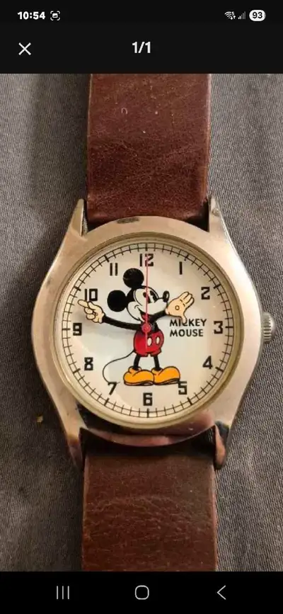 Mickey Mouse Watch need battery , View more