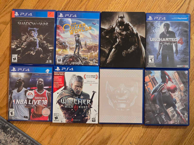 PS4 Games in Sony Playstation 4 in Saskatoon