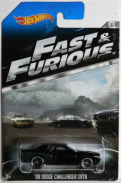 Hot Wheels 2008 Dodge Challenger SRT8 Fast & Furious diecast new in package, $10. Pickup in north Aj...