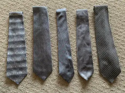 Men's Ties - Grey, View more