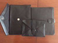 NEW Leather sleeve cover for ipad, kobo - ALL 3 for $40 total
