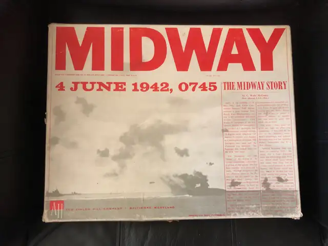  Midway vintage Avalon Hill board game