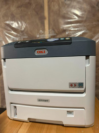 OKI C711WT Digital Color Laser Printer-White-T Shirt Print