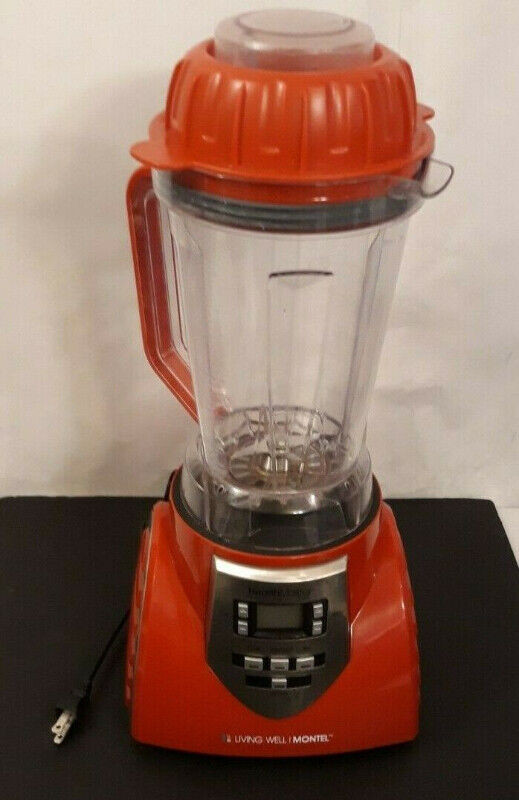 Montel HealthMaster Elite Blender Black Powerful Blender 1200 wa