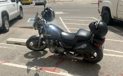 Looking to trade for a sports bike. Runs and drives well, have ownership. 1984 Kawasaki LTD 750