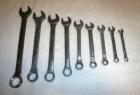 Set of Combination Wrenches (1/4 to 3/4)