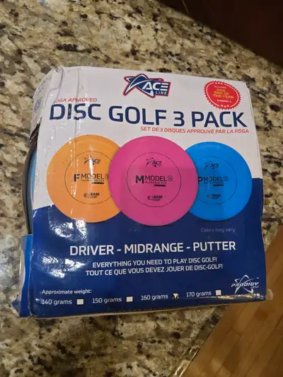 Set of (7) Disc Golf discs, View more