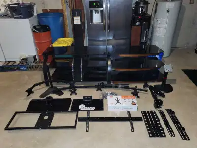 Tv stands and computer monitor brackets, View more