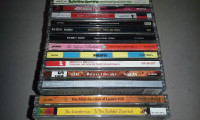 assorted music cd's