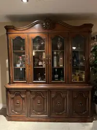 Antique dining room cabinet