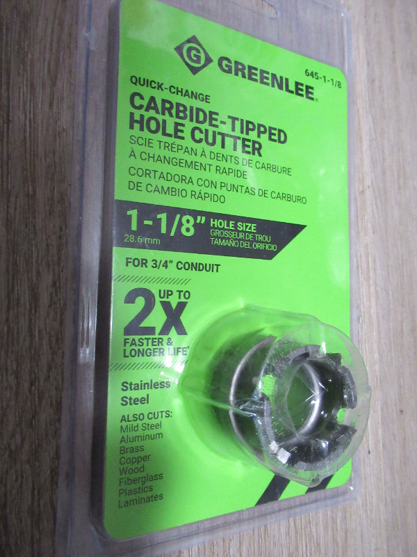 Carbide-Tipped Hole Cutter dans Outils électriques  à Ville de Montréal - Image 2