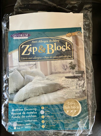 Zip & Block mattress encasing - housse de matelas