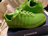 NEW 3M KSWISS MENS SIZE 7.5 GREEN SHOES 