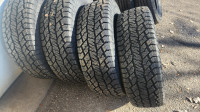 HANKOOK DYNAPRO AT2 265/70R17 TAKE OFF TIRES FROM A NEW TRUCK