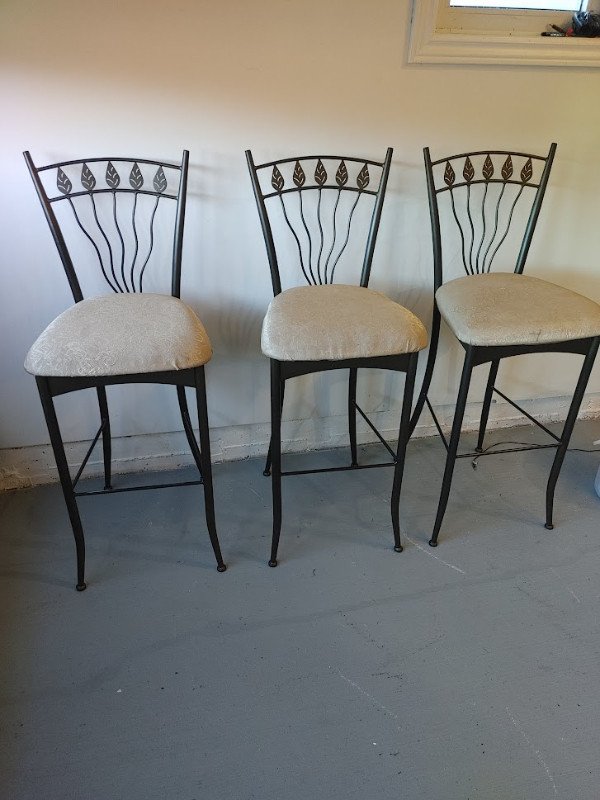 3 Bar Height Stools for sale  