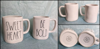 Rae Dunn Sweetheart & Be Bold Ceramic Mugs