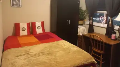 LARGE FURNISHED ROOM AVAILABLE NOW OR JULY 1 FOR $900