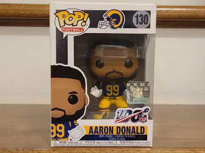 Funko POP! Football: Los Angeles Rams - Aaron Donald, View more