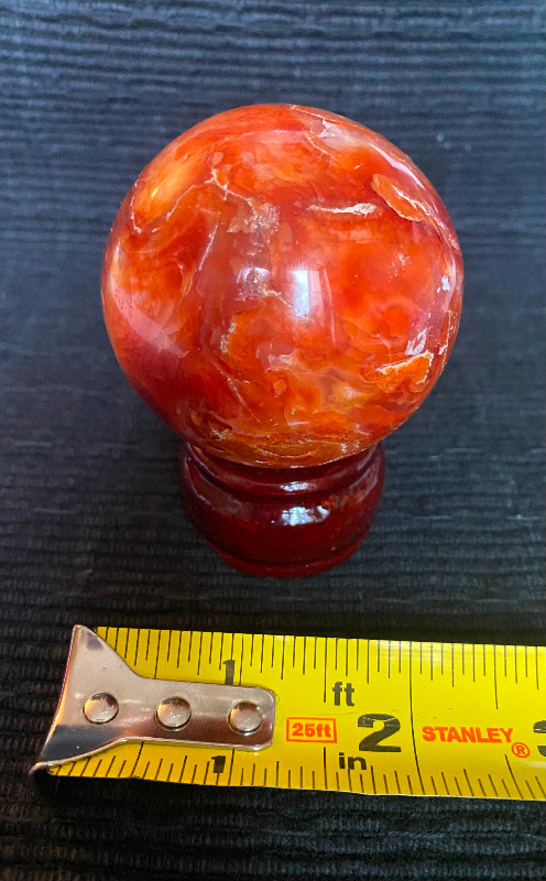 Carnelian mineral sphere in Arts & Collectibles in City of Toronto - Image 3