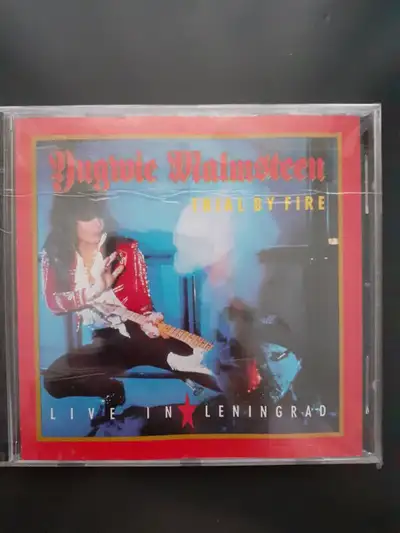 YNGWIE MALMSTEEN ! TRIAL BY FIRE LIVE  IN LENNINGRAD CD ! NEW, View more
