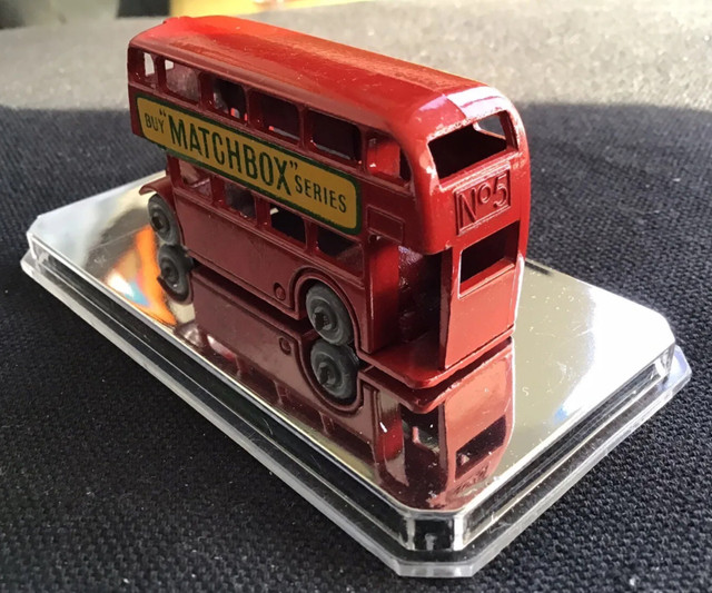 MOKO Lesney Matchbox 5B London bus GREY plastic wheels. Nice! in Arts & Collectibles in Hamilton - Image 3
