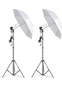 EMART Photography Umbrella Lighting Kit, 2 x 400W 5500K Photo