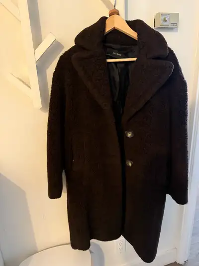 Zara FLEECE COAT, MANTEAU EFFET MOUTON, View more