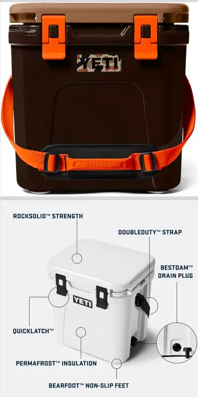 YETI Roadie 24 Hard Cooler 2.0 DoubleDuty Shoulder Strap, View more