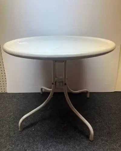 White Metal Table, View more