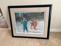 Little Boy with Dog Picture