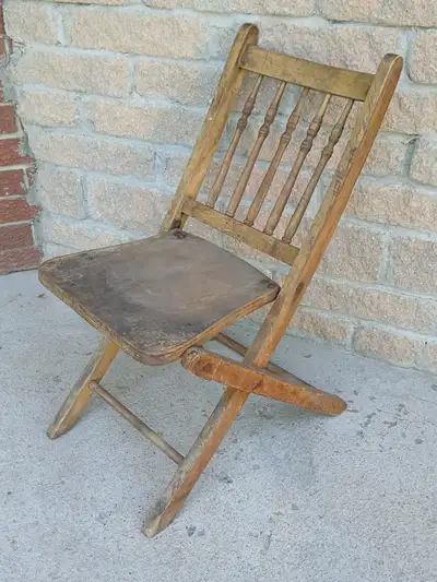 Small Wooden Folding Chair, View more