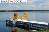 Alum Boat Docks Rolling Floating Stationary Docks -- Floating,