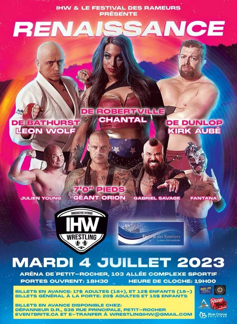 IHW Wrestling Petit Rocher NB Events Bathurst Kijiji