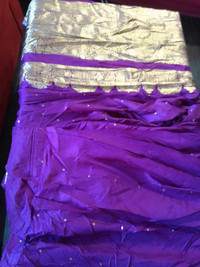 Saree-ready to wear just hook it up (complete with belt)