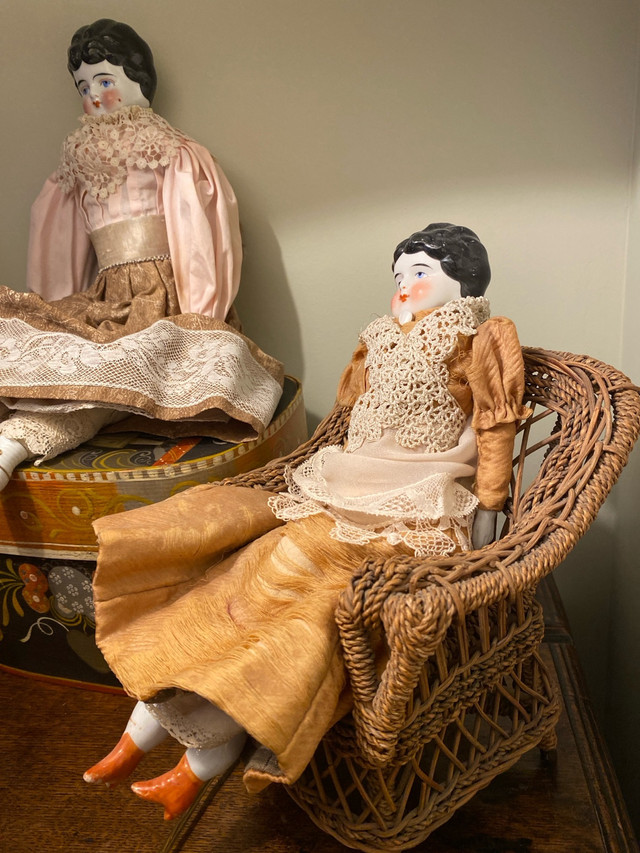Two Antique Dolls in Arts & Collectibles in Kingston - Image 2