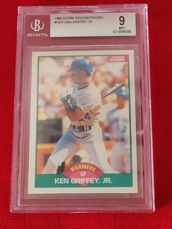 GRADED AND SEALED, 1989 SCORE, KEN GRIFFEY JR. ROOKIE CARD, 9!!! in Arts & Collectibles in City of Toronto
